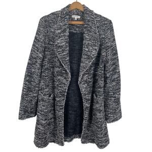 Max Studio Womens Knit Open Cardigan Sweater Size Small Lagenlook Career Office